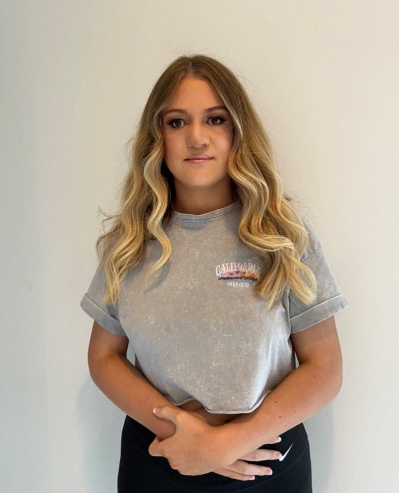 Young woman who was born with cleft lip and palate