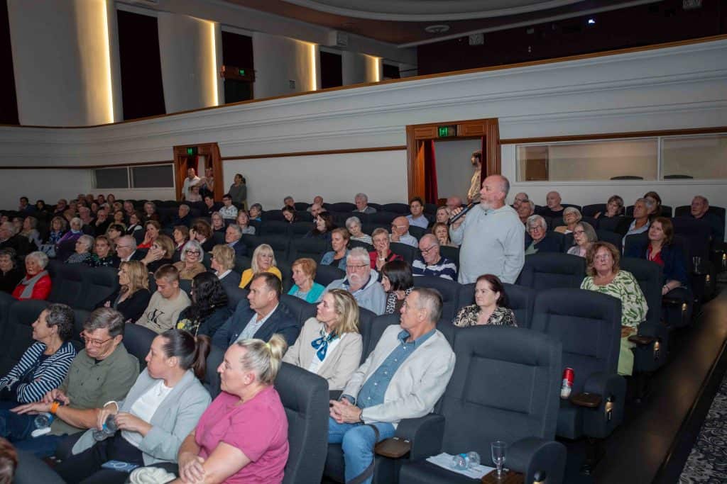 The preliminary screening of the "I Am Not My Face" documentary film at Regal Theatre